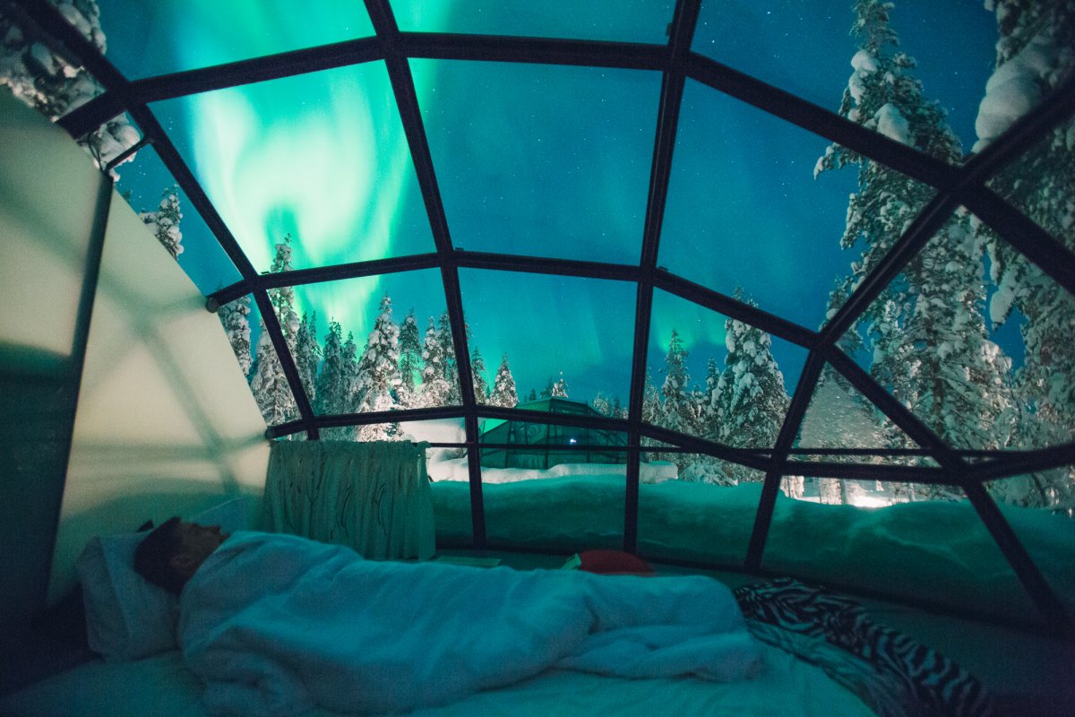 this-far-north-you-can-see-the-aurora-borealis-around-200-days-a-year-glass-igloos-are-available-from-august-through-april-which-are-the-best-time-to-see-this-natural-light-show